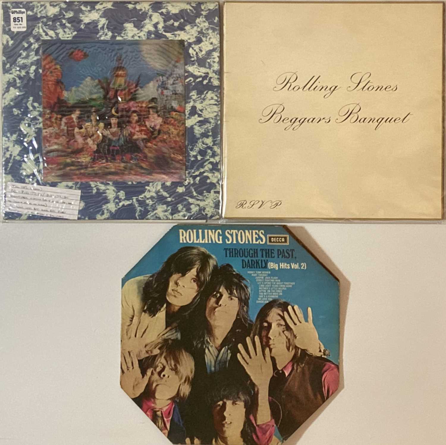 Lot 291 - THE ROLLING STONES - MONO ORIGINAL LPs 1967/1969