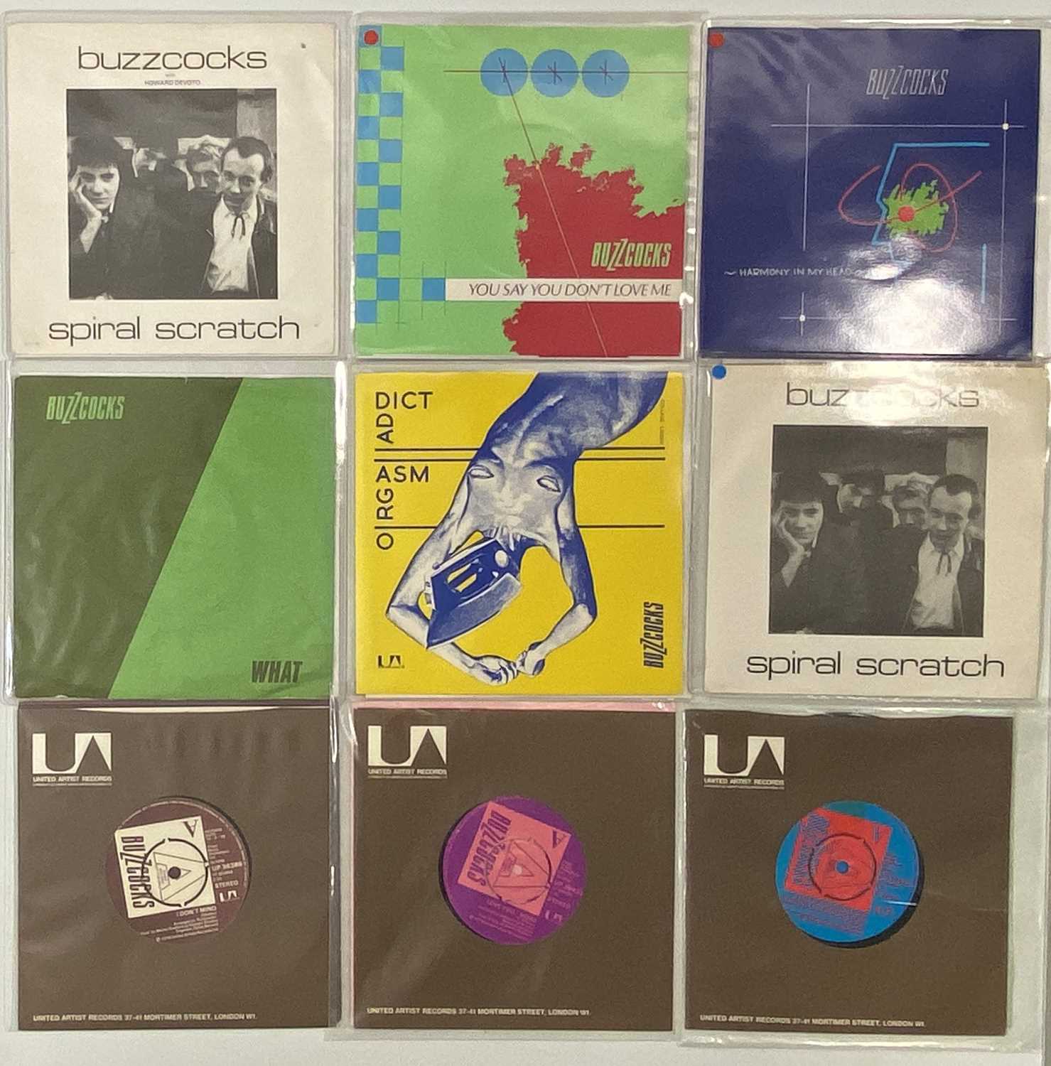 Lot 1237 - BUZZCOCKS - 7" PACK (INC DEMOS!)