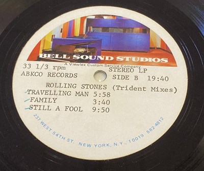 Lot 295 - THE ROLLING STONES - BELL SOUND STUDIOS ACETATE LPs (FOR ABKCO RECORDS)