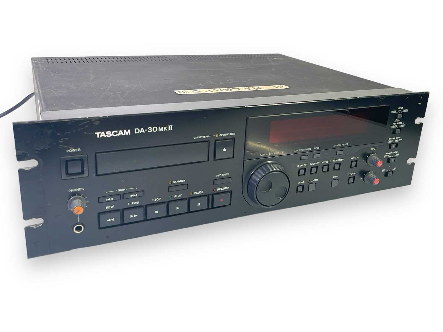 Lot 58 - JOHN'S EQUIPMENT - A TASCAM DA-30 MK II DAT