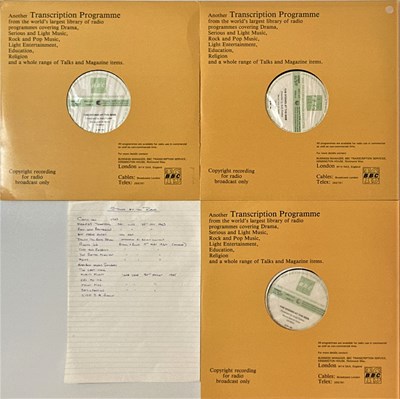 Lot 299 - THE ROLLING STONES/ELTON JOHN - THE STONES AT THE BEEB LPs (ORIGINAL BBC TRANSCRIPTION SERVICES - CN 4704/S)