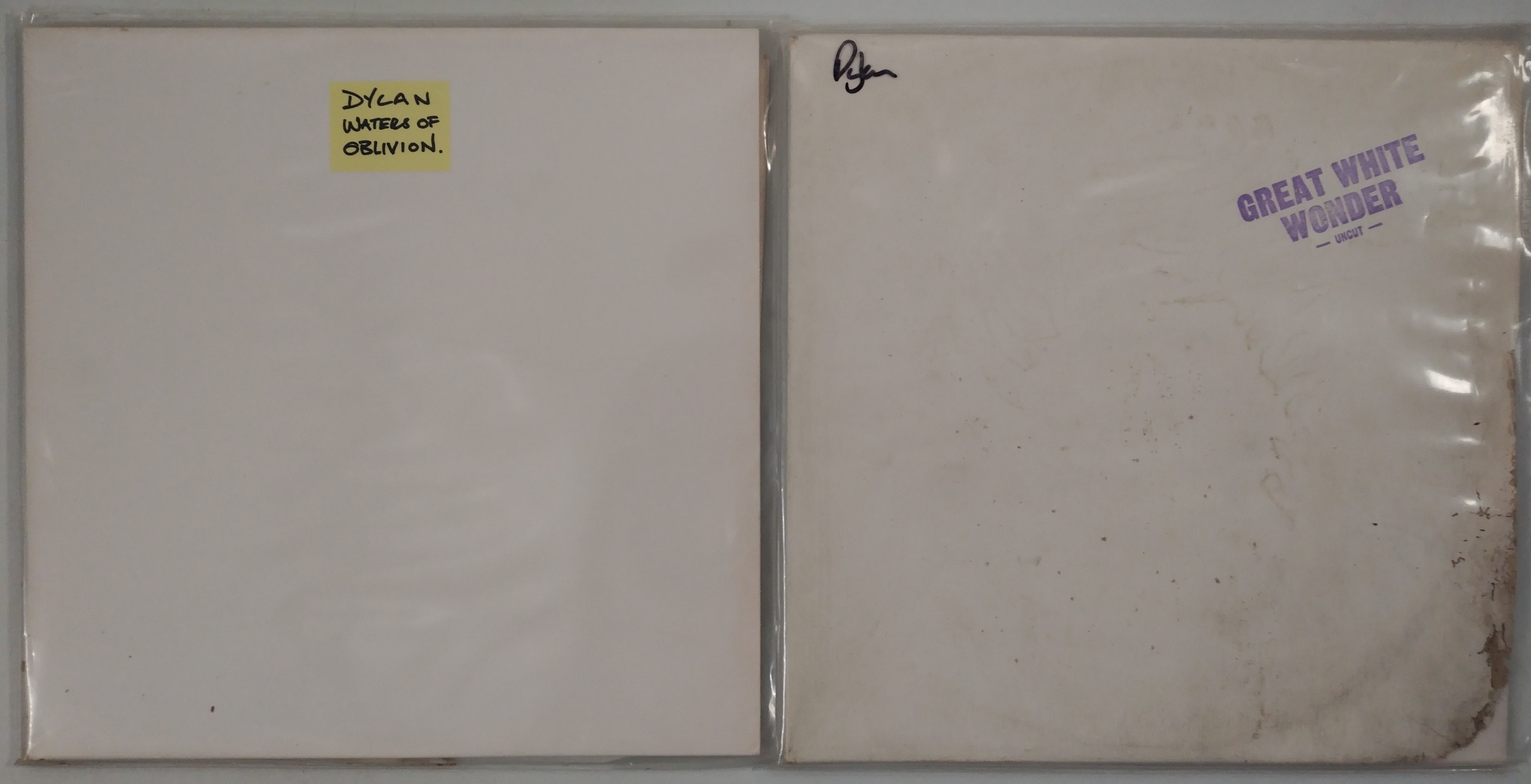 Lot 7 - BOB DYLAN - PRIVATE PRESSING LPs