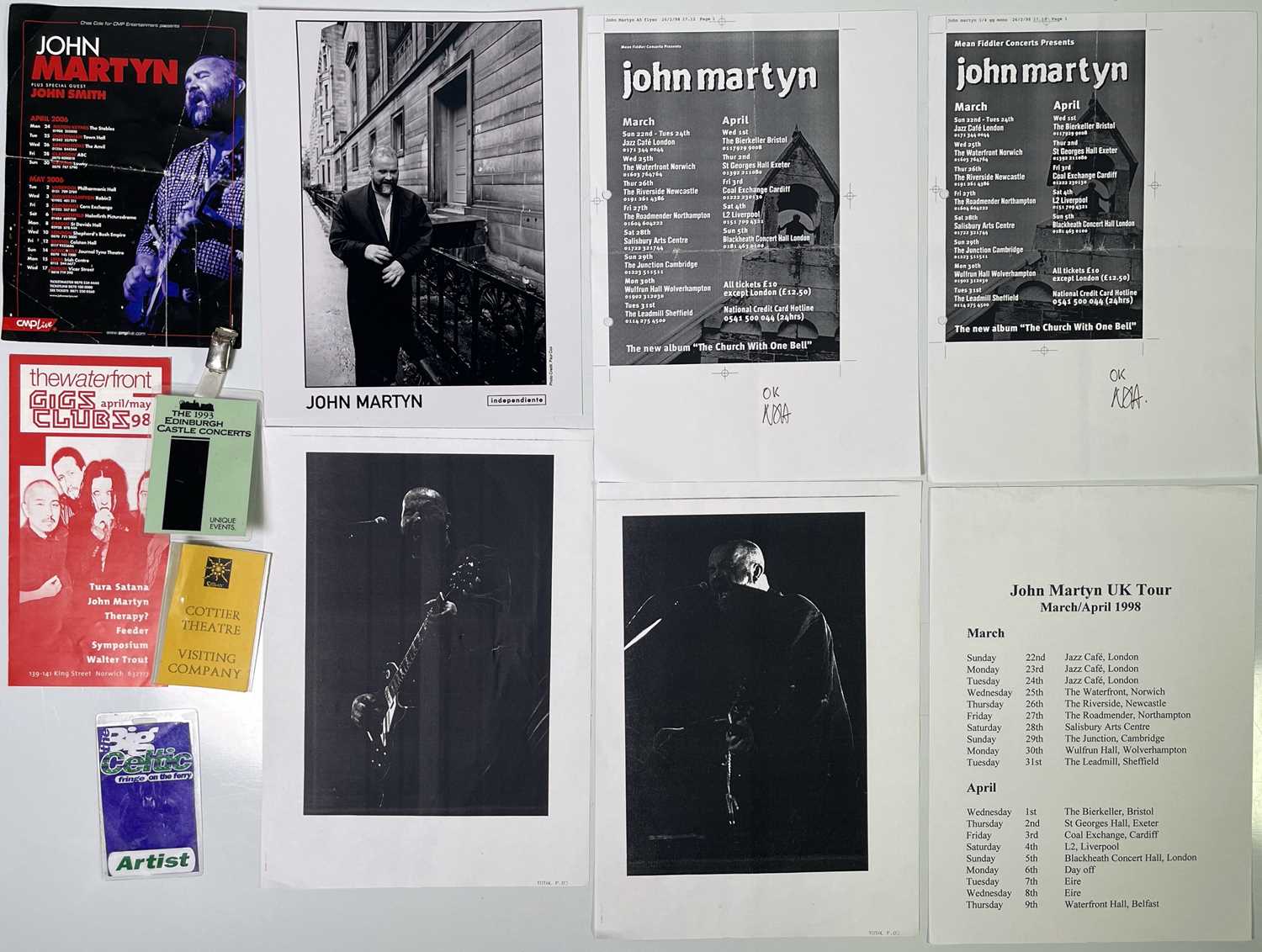Lot 9 - TOUR AND CONCERT MEMORABILIA INC PASSES.