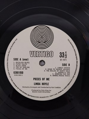 Lot 40 - LINDA HOYLE - PIECES OF ME LP (ORIGINAL UK COPY - VERTIGO SWIRL 6360 060)
