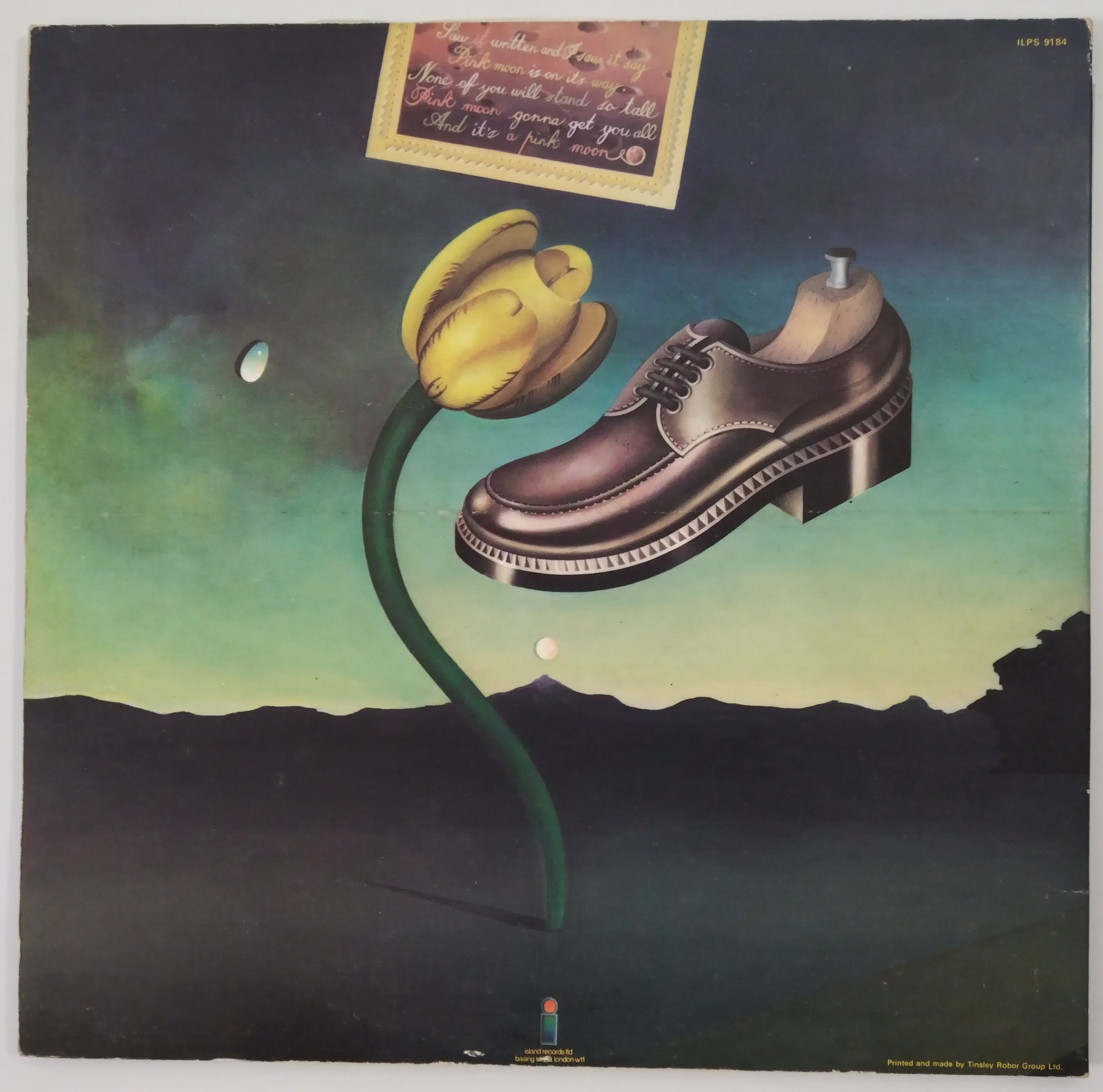 Lot 16 - NICK DRAKE - PINK MOON LP (ORIGINAL UK COPY -
