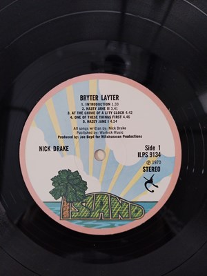 Lot 17 - NICK DRAKE - BRYTER LAYTER LP (ORIGINAL UK COPY - ISLAND ILPS 9134)