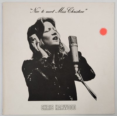 Lot 43 - CHRIS HARWOOD - NICE TO MEET MISS CHRISTINE LP (ORIGINAL UK COPY - BIRTH RECORDS - RAB 1)