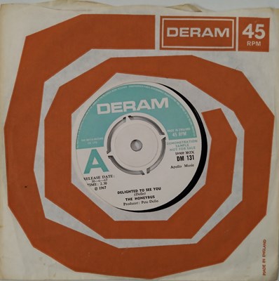 Lot 70 - THE HONEYBUS - DELIGHTED TO SEE YOU 7" DEMO (UK PSYCH - DERAM - DM 131)