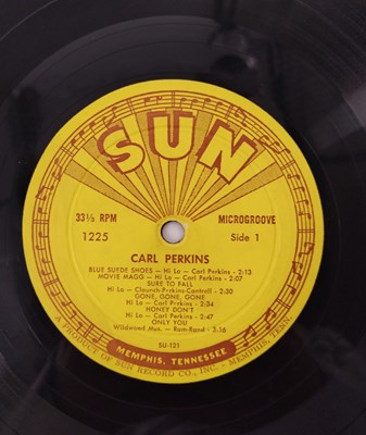 Lot 21 - CARL PERKINS - DANCE ALBUM OF CARL PERKINS LP (SUN LP-1225)