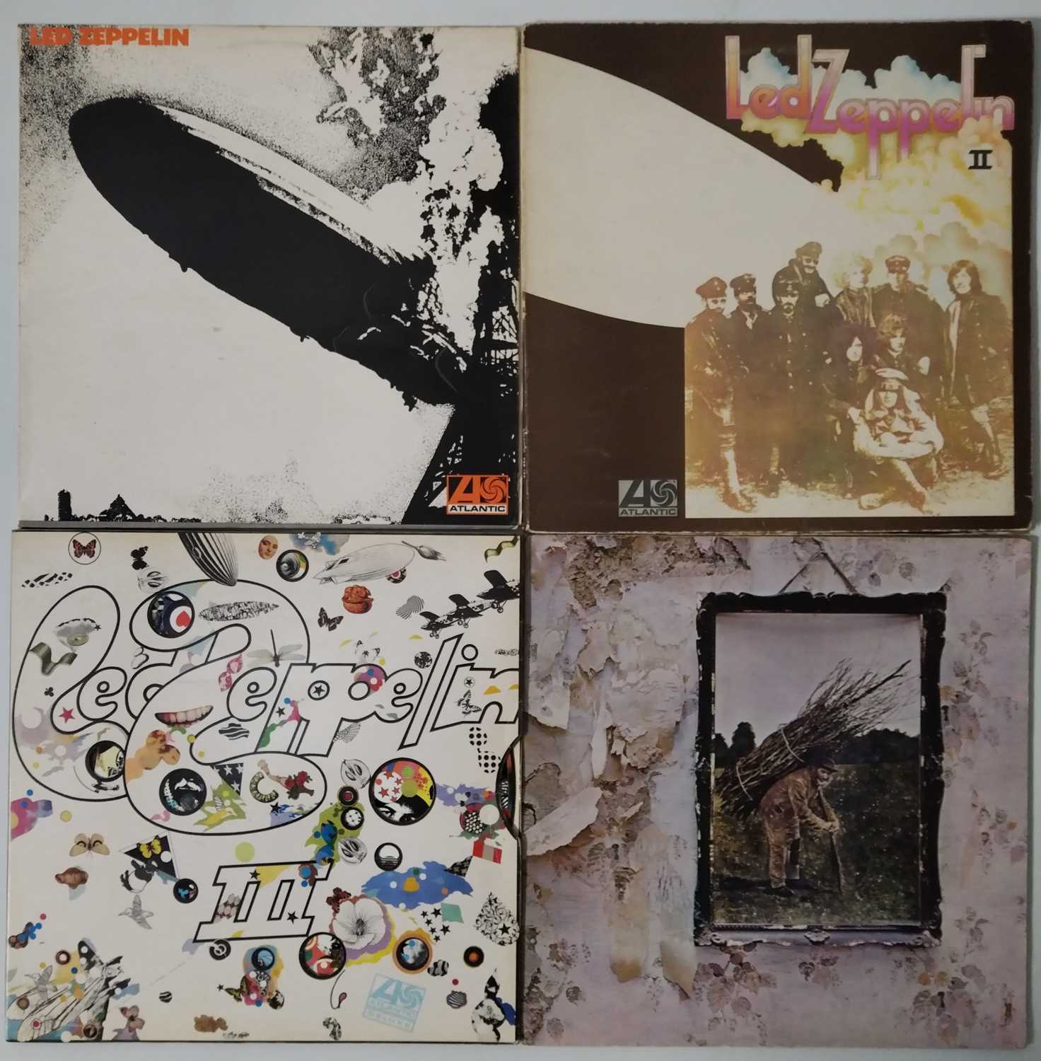 Lot 26 - LED ZEPPELIN - PLUM/RED ATLANTIC - LP PACK