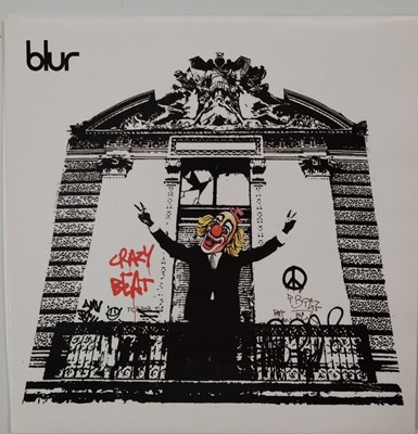 Lot 90 - BLUR - CRAZY BEAT/ THE OUTSIDER 7" (UK RED VINYL - BANKSY SLEEVE - PARLOPHONE - R 6610)