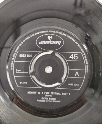 Lot 63 - DAVID BOWIE - MEMORY OF A FREE FESTIVAL PART 1/2 (ORIGINAL UK MERCURY 7" RELEASE - 6052 026)
