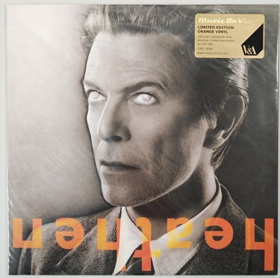 Lot 64 - DAVID BOWIE - HEATHEN LP (2013 LIMITED EDITION NUMBERED ORANGE VINYL PRESSING - MOVLP 470)