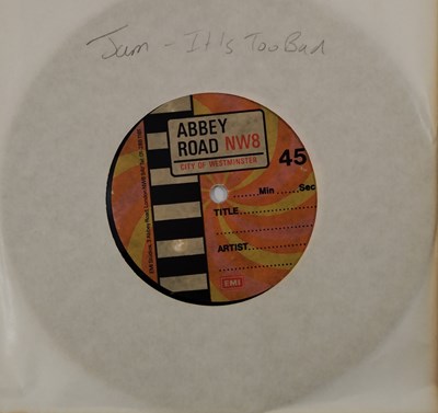 Lot 102 - THE JAM - IT'S TOO BAD 7" (ABBEY ROAD ACETATE)