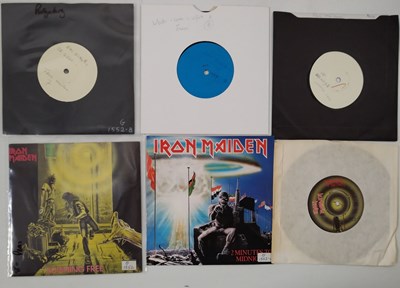 Lot 105 - IRON MAIDEN - 7" TEST PRESSING/ PROMOS PACK