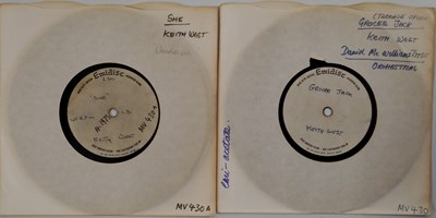 Lot 114 - KEITH WEST - 7" ACETATE RARITIES