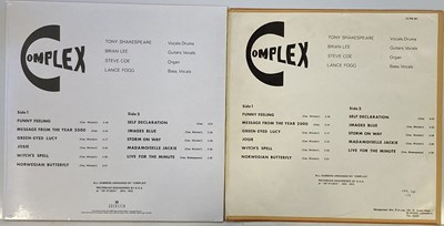 Lot 307 - COMPLEX - COMPLEX LP (ORIGINAL UK SELF-RELEASED PRESSING TD 6869)