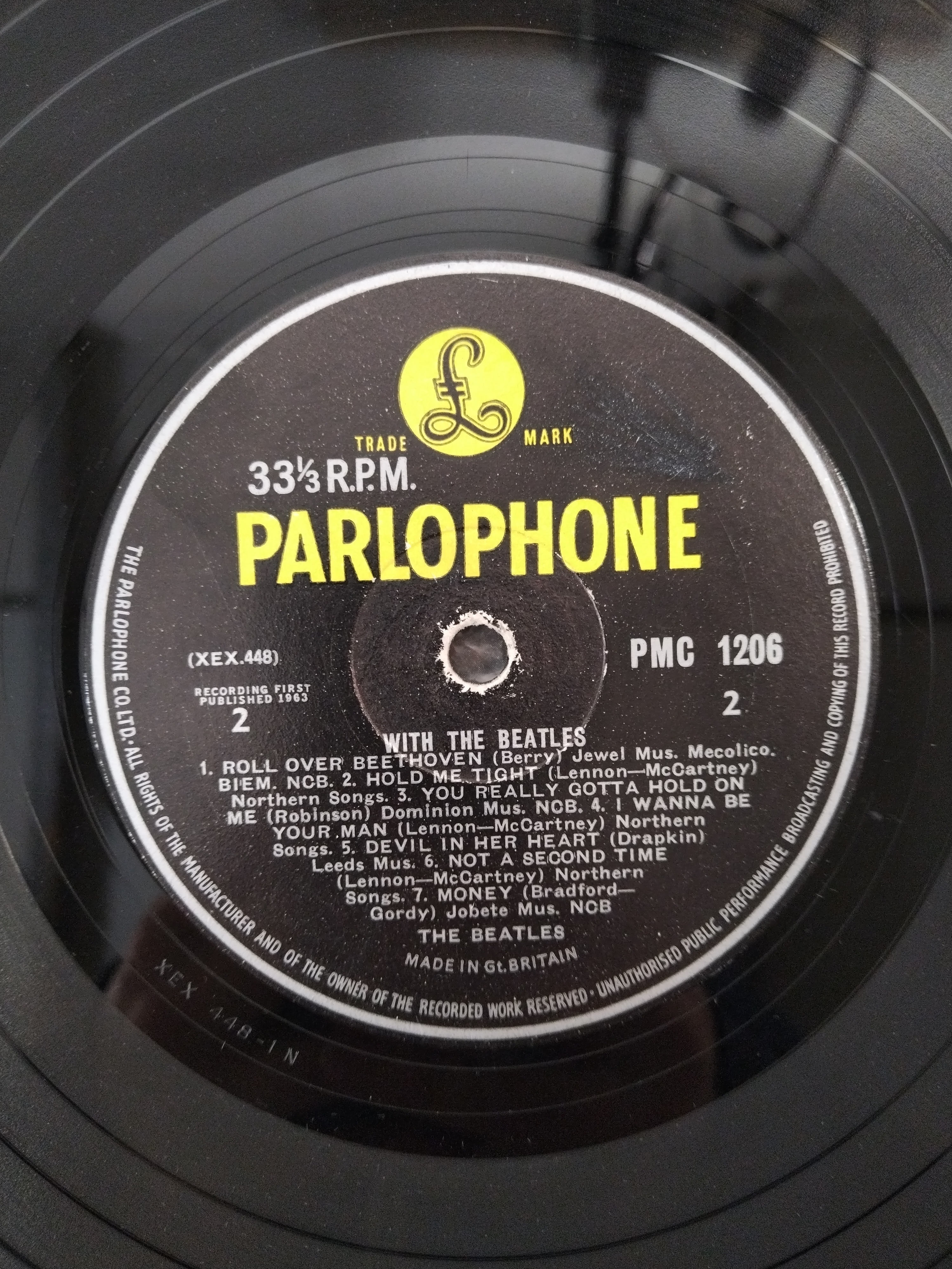 With The Beatles UK英盤 1st Jobete Credit The Beatles – With The Beatles – Vinyl ('Jobete' Credit, MKT