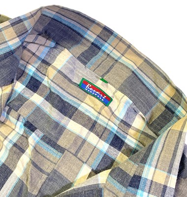Lot 21 - JOHN'S CLOTHING - STAGE WORN CHECKED SHIRT.