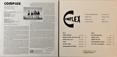 Lot 310 - COMPLEX - COMPLEX & THE WAY WE FEEL (SWANK & TENTH PLANET REISSUE LPs)