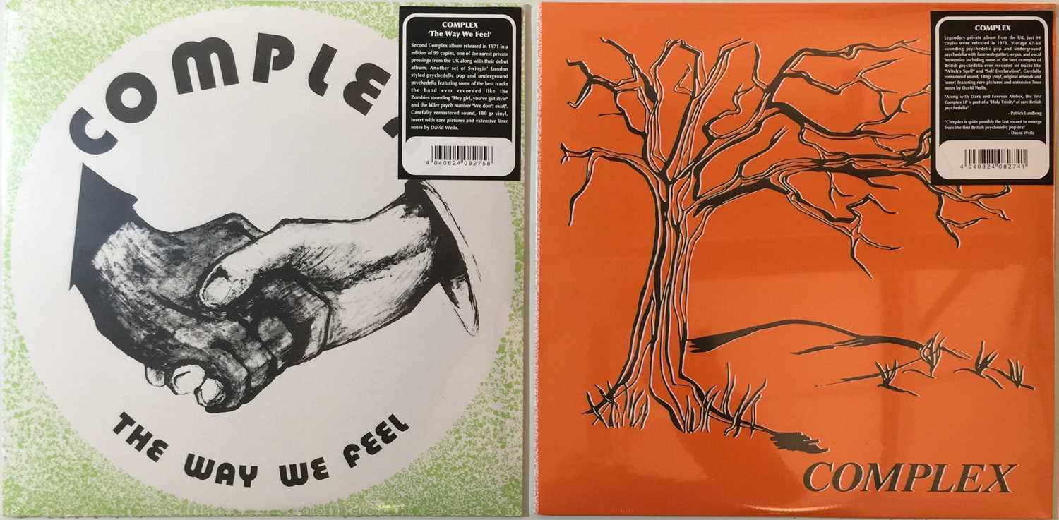 Lot 311 - COMPLEX - COMPLEX & THE WAY WE FEEL (GUERSSEN REISSUE LPs)