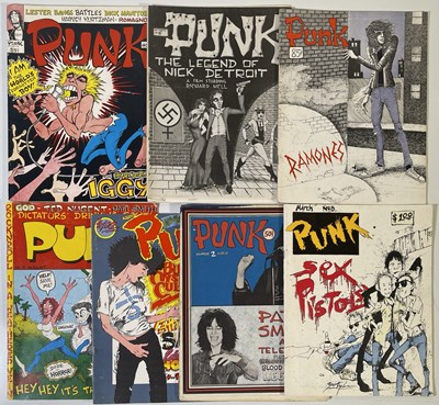 Lot 570 - PUNK FANZINE - SEVEN ISSUES.