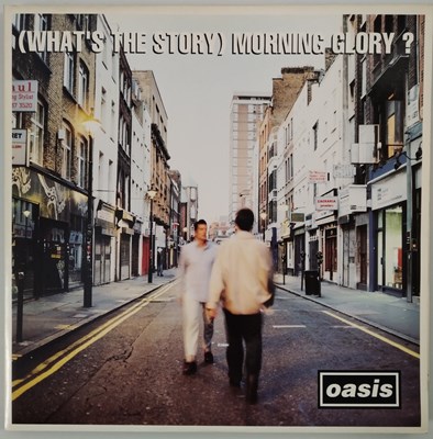 Lot 137 - OASIS - (WHAT'S THE STORY) MORNING GLORY? LP (ORIGINAL UK COPY - CREATION CRE LP 189)