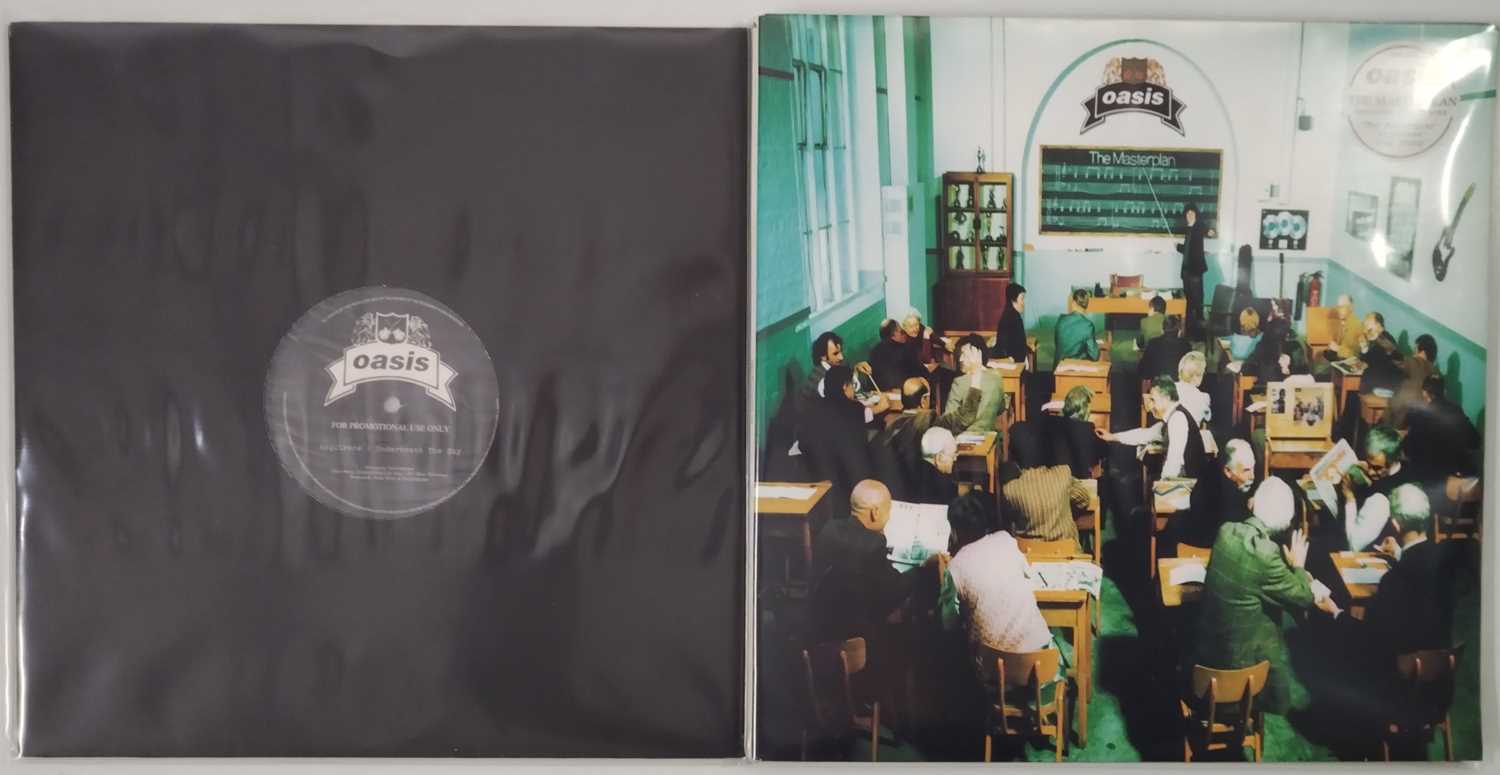 Lot 139 - OASIS - THE MASTERPLAN LP/ THE MASTERPLAN SAMPLER 12" PROMO PACK