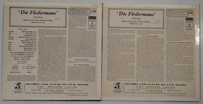 Lot 39 - JOHANN STRAUSS - DIE FLEDERMAUS (COLUMBIA SAX 2336/7)