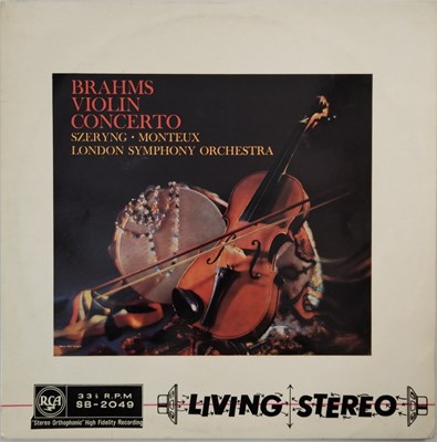 Lot 188 - HENRYK SZERYING - BRAHMS: VIOLIN CONCERTO LP (SB.2049)