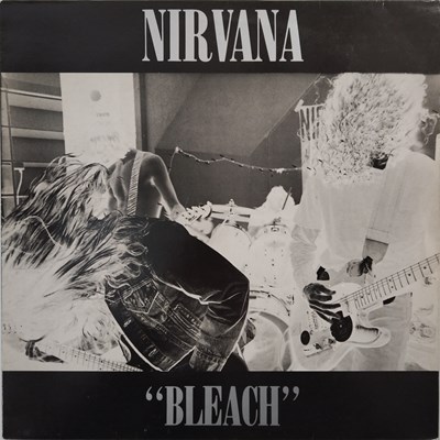 Lot 161 - NIRVANA - BLEACH LP (UK ORIGINAL - LIMITED WHITE VINYL - TUPLP6)