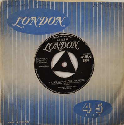 Lot 197 - JOHNNY OLENN AND HIS BAND - I AIN'T GONNA CRY NO MORE 7" (45.HL-U 8388)