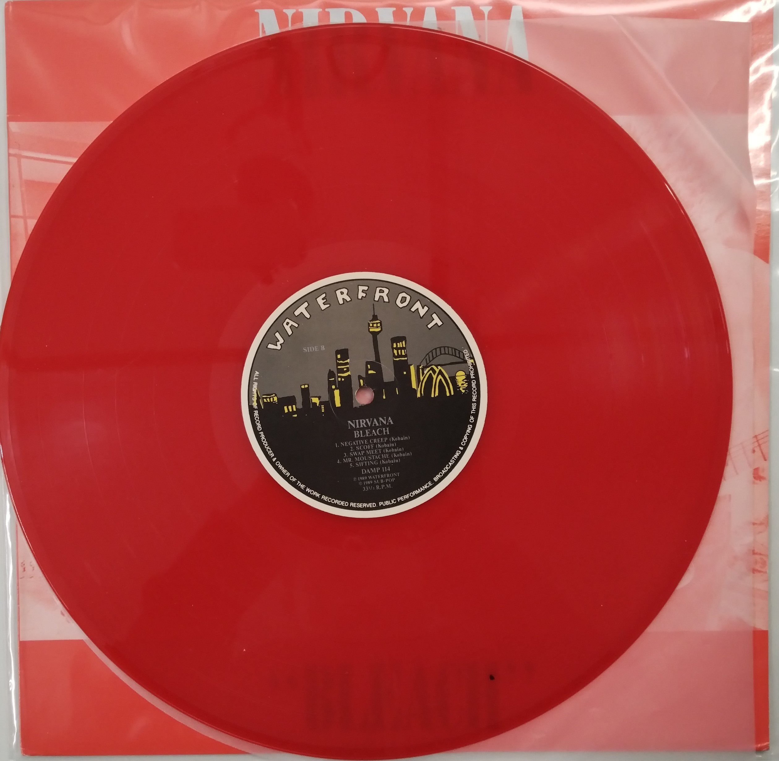 洋楽 NIRVANA BLEACH LLIC RED VINYL RSD Amazon.com: Bleach - Exclusive Limited Edition Red & Black