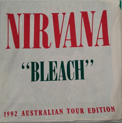 Lot 163 - NIRVANA - BLEACH 1992 AUSTRALIAN TOUR EDITION LP (AUSTRALIAN GREEN VINYL W/ POSTER - DAMP 114)