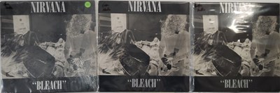 Lot 164 - NIRVANA - BLEACH LP PACK (US MARBLED VINYL VARIANTS)