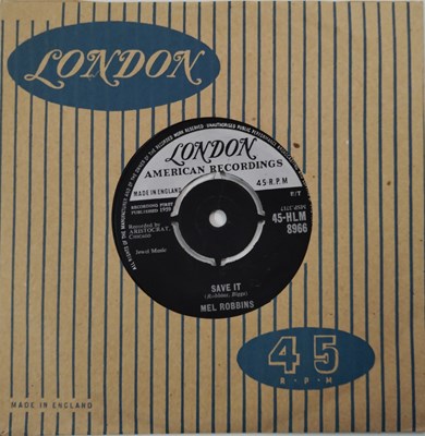 Lot 202 - MEL ROBBINS - SAVE IT 7" (LONDON 45-HLM 8966)