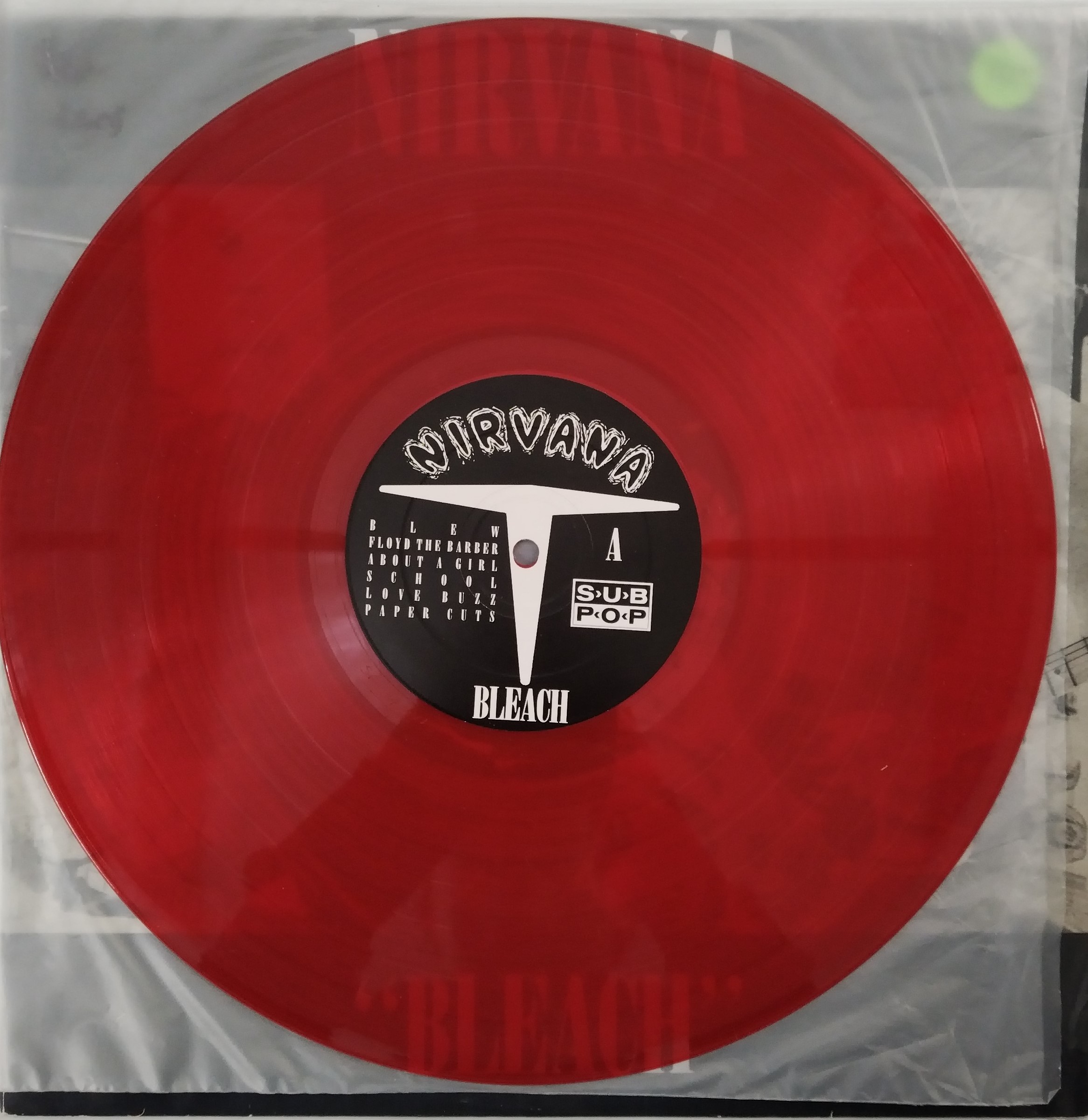 洋楽 NIRVANA BLEACH LLIC RED VINYL RSD Nirvana / Bleach 12