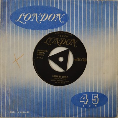 Lot 204 - NAPPY BROWN - LITTLE BY LITTLE 7" (LONDON 45-HL-C.8384)