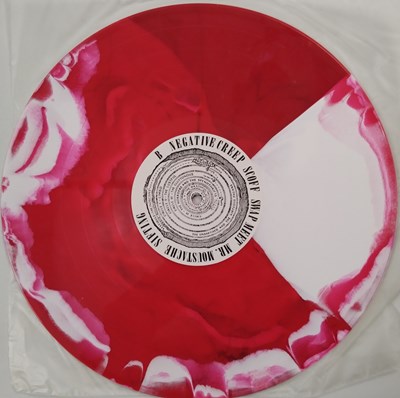 Lot 166 - NIRVANA - BLEACH LP (LIMITED/ NUMBERED RED/ WHITE SPLATTER W/ BONUS 7" - SP 34)