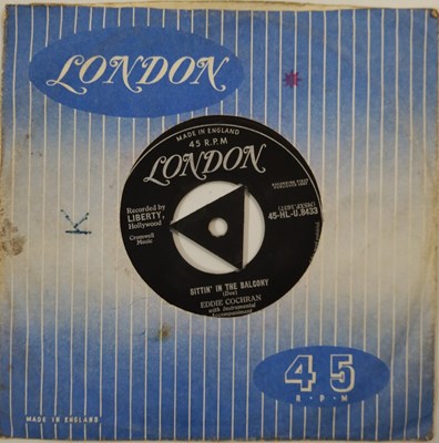 Lot 206 - EDDIE COCHRAN - SITTIN' IN THE BALCONY 7" (LONDON 45-HL-U.8433)