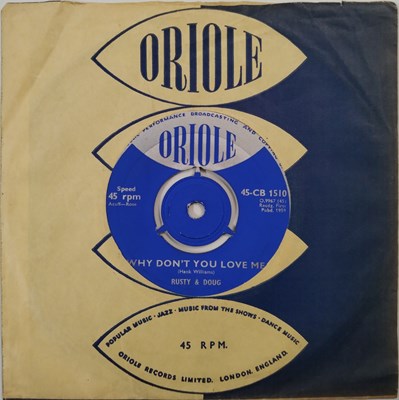 Lot 209 - RUSTY & DOUG KERSHAW - HEY MAE 7" (OROLE 45-CB 1510)