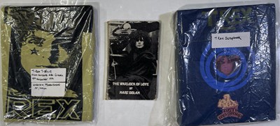 Lot 510 - T.REX AND MARC BOLAN MEMORABILIA TO INC ORIGINAL 1971 CONCERT T-SHIRT.