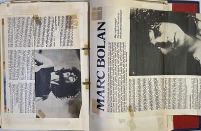 Lot 510 - T.REX AND MARC BOLAN MEMORABILIA TO INC ORIGINAL 1971 CONCERT T-SHIRT.