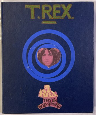 Lot 510 - T.REX AND MARC BOLAN MEMORABILIA TO INC ORIGINAL 1971 CONCERT T-SHIRT.