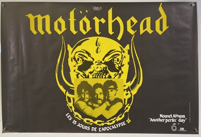 Lot 210 - MOTORHEAD - A 1983 ANOTHER PERFECT DAY FRENCH POSTER.