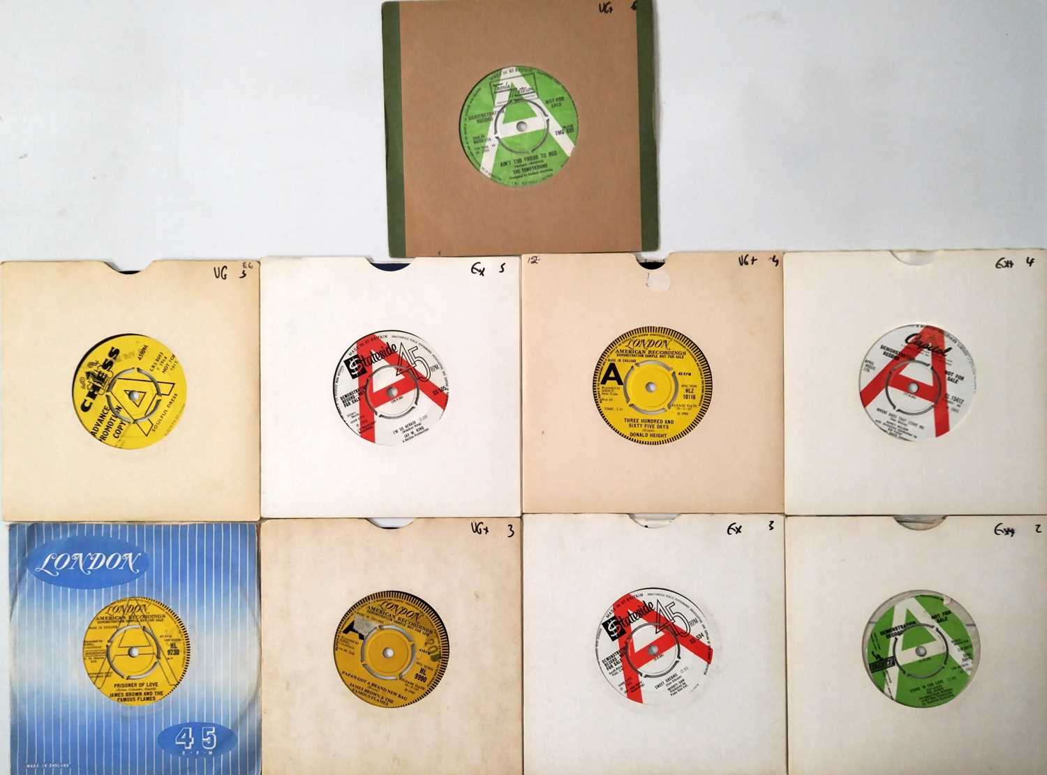 Lot 1 - 9 60s UK 7" SOUL PROMOS