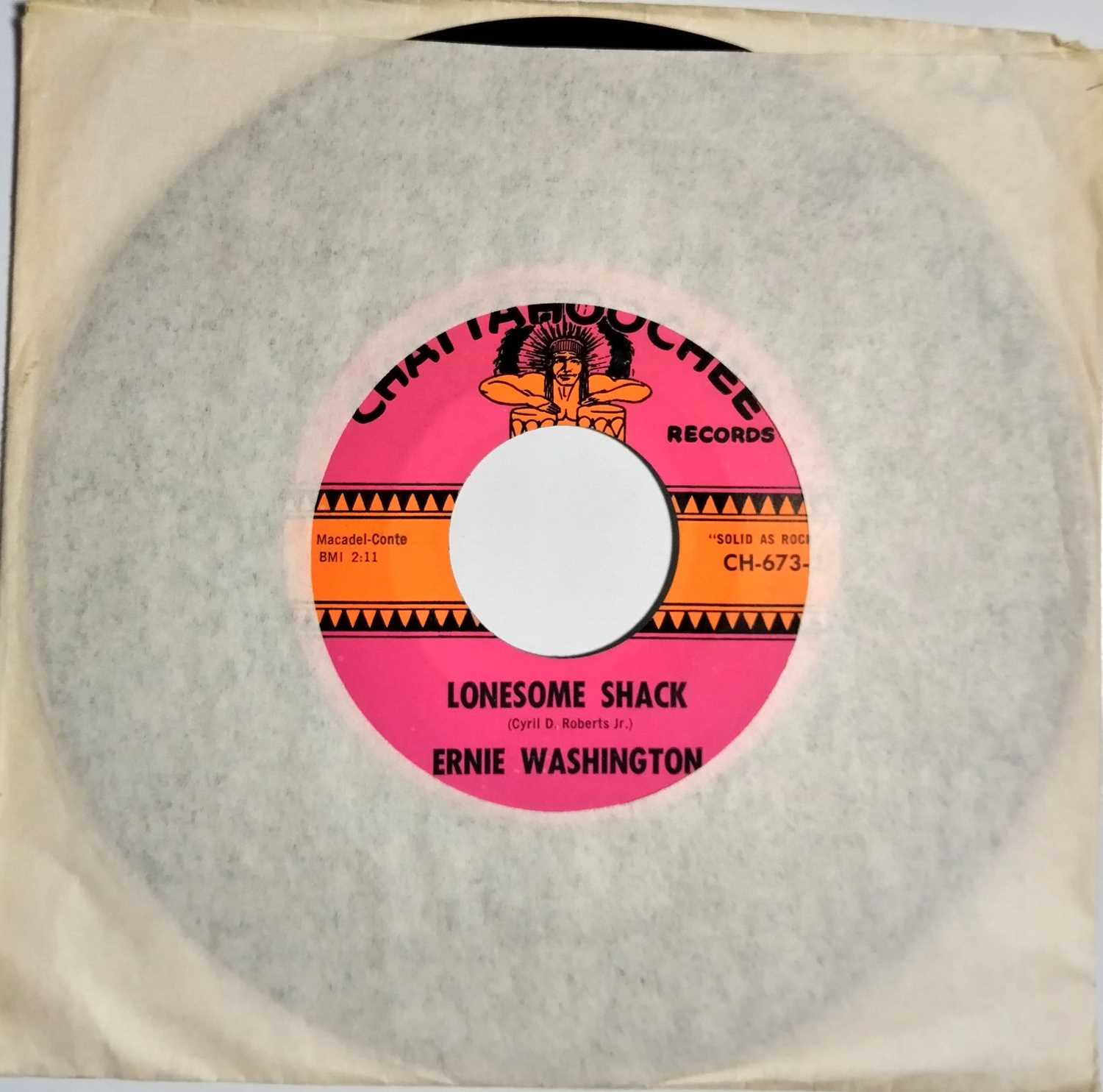 Lot 7 - ERNIE WASHINGTON - LONESOME SHACK C/W HOW ABOUT YOU 7"