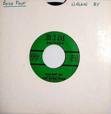 Lot 11 - THE EARTHMEN - SPACE MOOD C/W THE BOSS-FOUR - WALKIN' BY