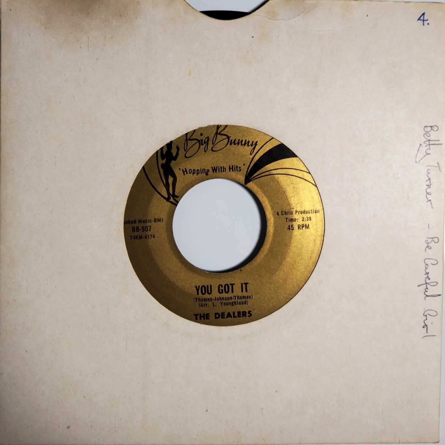 Lot 12 - THE DEALERS - (WE'RE SO) GLAD THAT WE MADE IT C/W YOU GOT IT
