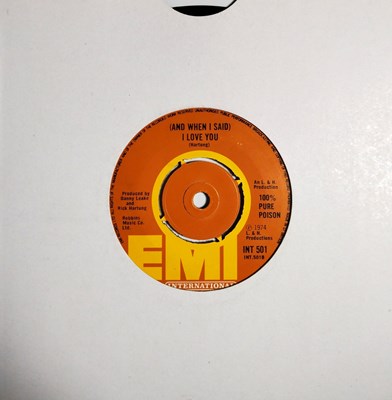 Lot 13 - 100% PURE POISON - YOU KEEP COMING BACK C/W (AND WHEN I SAID) I LOVED YOU - EMI INTERNATIONAL - (INT 501) UK PRESS